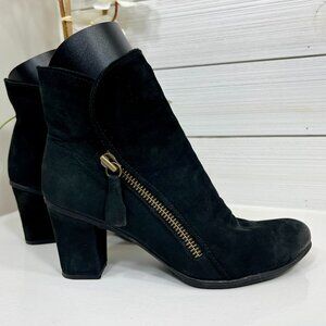 Bueno Black Suede Ankle Boots Women's 9.5 / EU 40